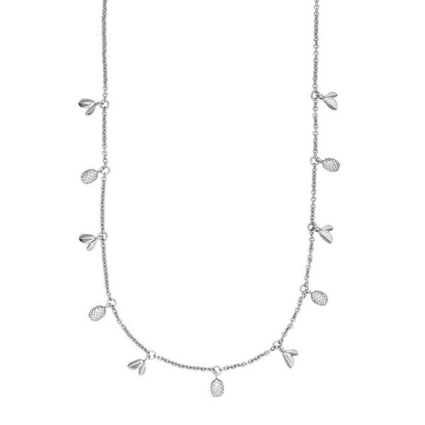 Anna Briand x Sistie - Ananas halskæde med vedhæng i sølv**
